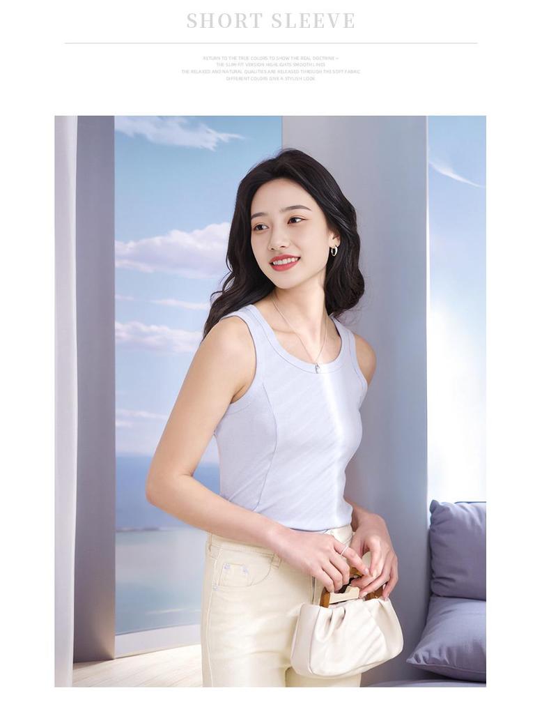 Women's Slimming Camisole with Bra Pads – Cool, Sleeveless, Underarm Fat Concealing, No-Underwire Vest