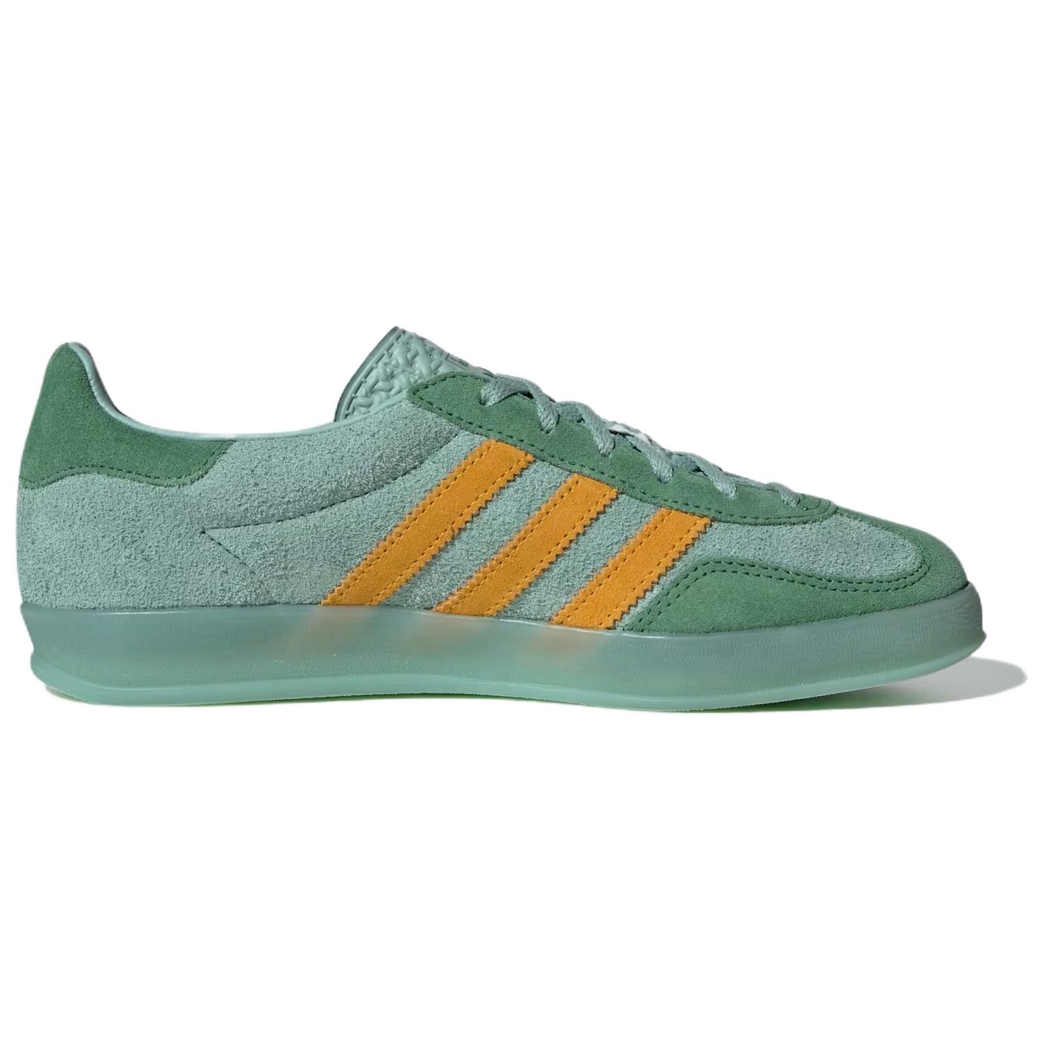 

Новые женские кроссовки Adidas Originals Gazelle Indoor Hazy Green Crew Yellow IG6783 36.5
