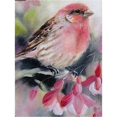 DIY 5D Diamond Painting Bird Flower Full Round Drill Diamond Embroidery Cross Stitch