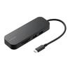 Sanwa Direct Type-C Docking Station, HDMI 4K/30Hz, LAN, SD/microSD, 2 Type-A, 2 USB-C, PD100W Fast Charging, 8-in-1 USB Hub (400-DKM2BK)