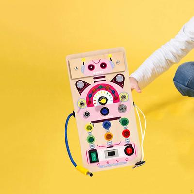 Illuminated Montessori Busy Board for Young Learners