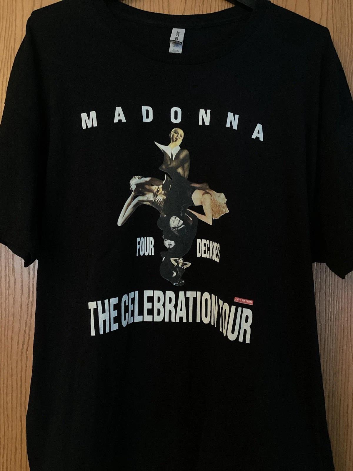 Madonna - “The Celebration Tour” - Four Decades - Black Shirt - 2 Sided - 3XL 2XL