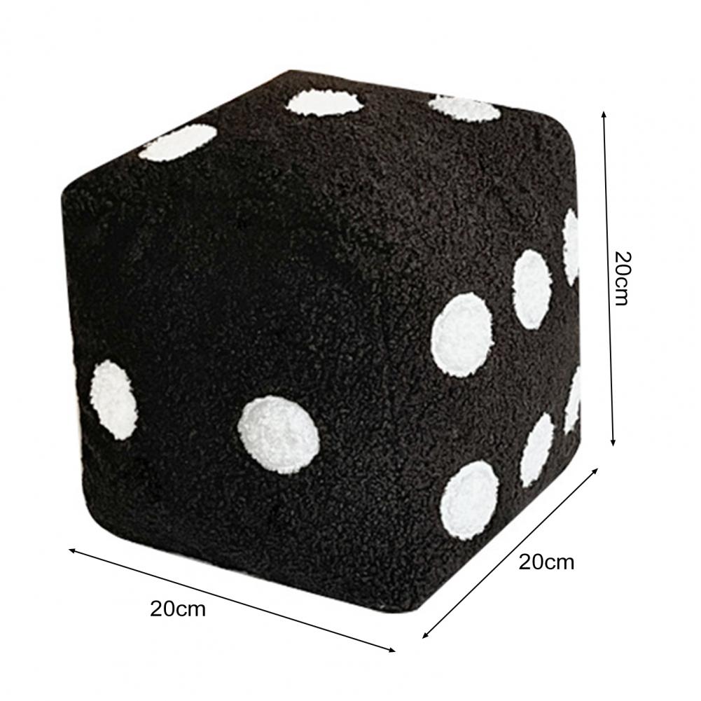 Cuscino Dado Cubo Cubico Peluche Cotone PP Dado Simulazione Supporto Schiena Cuscino Peluche Cuscino Decorativo Ripieno Morbido