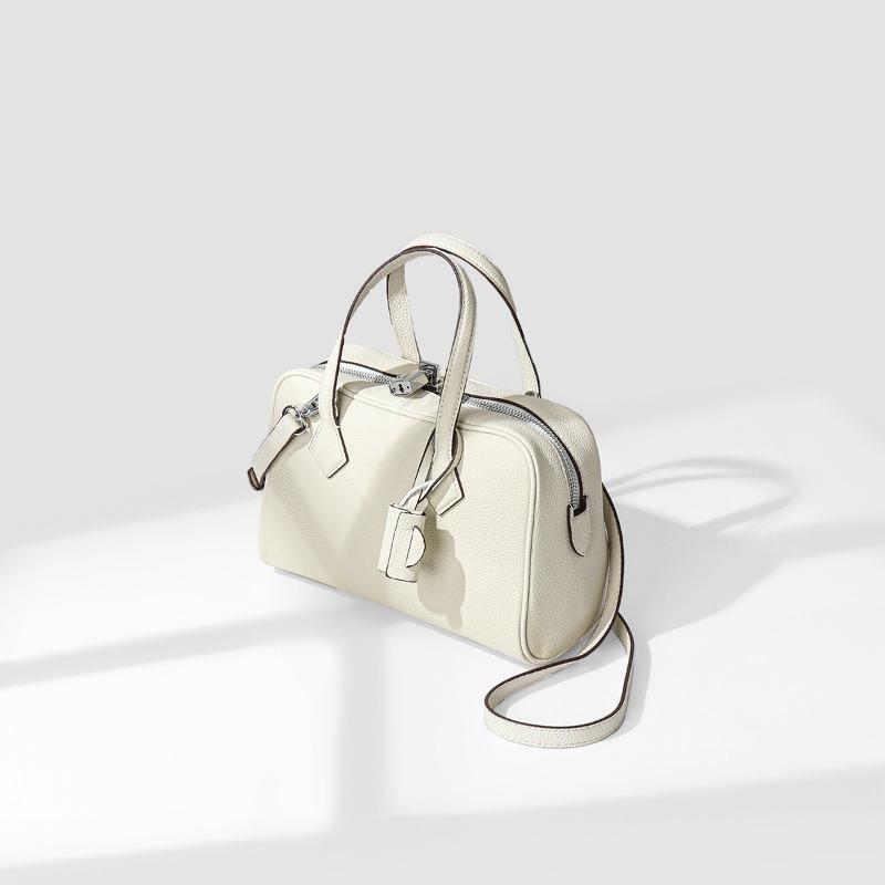 

Бостонская сумка Сумка-тоут Сумка для поездок Большая вместимость Подмышечная сумка слоновая кость