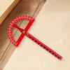 Aluminum Alloy Angle Protractor for Hobbyists,