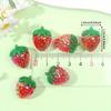 5/10pcs Acrylic Strawberry Beads Transparent UV Plated Decorative Beads, Colored Strawberry Beads, Beads and Bead Accessories,