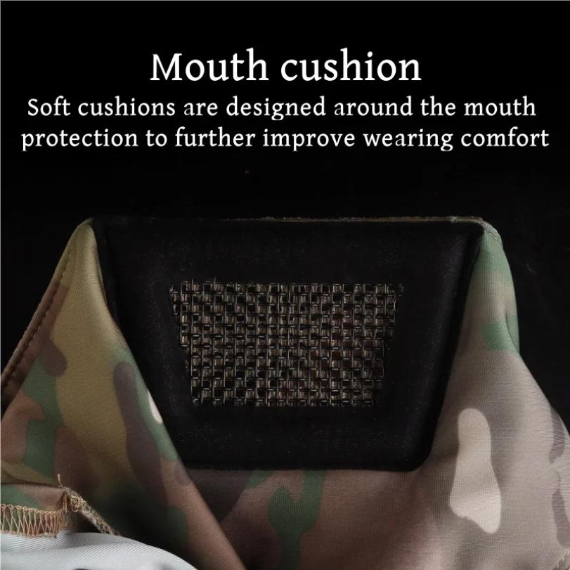 Outdoor Airsoft Mask for Men Sport Mask Headgear Full Face Protection Knight Headwear for Paintball Camping Sport Cycling