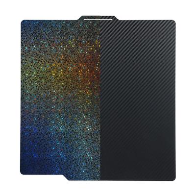 PET+PEY Build Plate Sheet 257x257mm Spring Steel Plate DoubleSided Smooth with Starry Sky Pattern