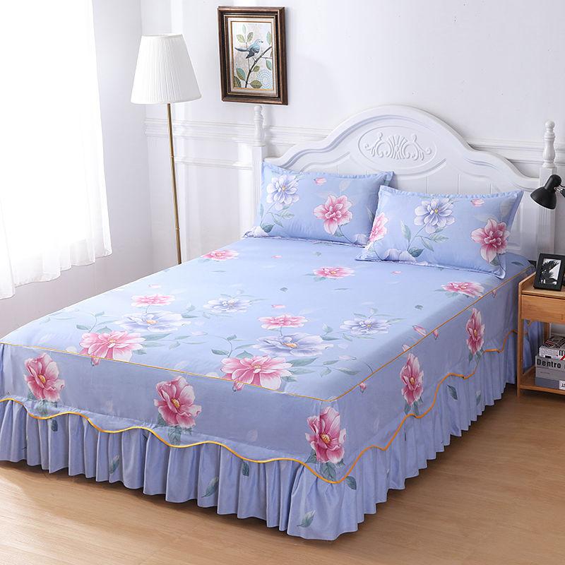Non-slip One-piece Bed Skirt Korean Style Bedspread Can Not Afford Ball Bed Sheet Sheet Simmons Protective Cover