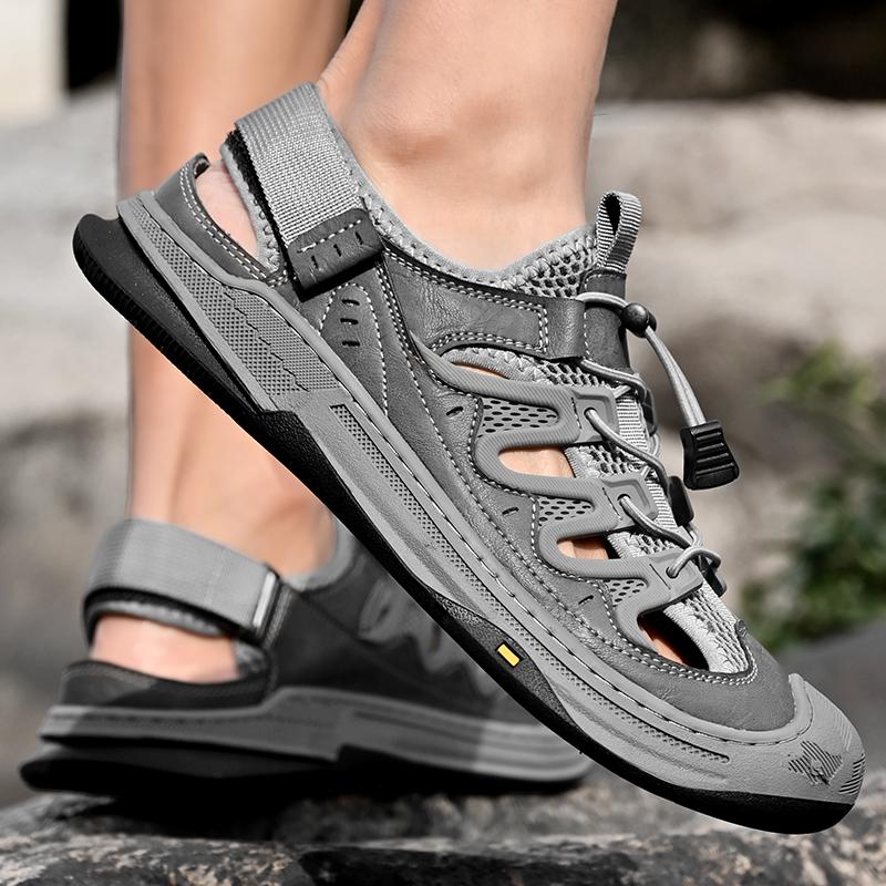 Fashion Sunmmer Walking Shoes Fast Male Comfortable Sandaly Fisherman Casual Men Shoe Men Quick-Dry Sandals Breathable Mesh Beach Shoe