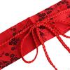 Chinesischer Damen-Satin-Taillengürtel Kimono-Gürtel Stickerei Breiter Blumenmuster-Taillenband für Damen