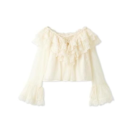 SNIDEL Balier Lace Blouse SWFB251098 Women s