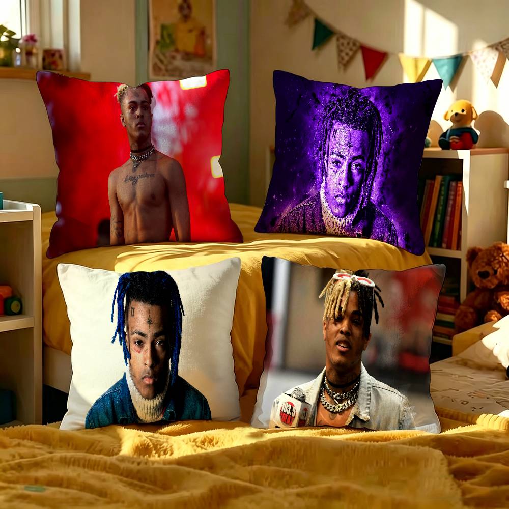 X-XXXTentacions 17 Rapper Pillowcase toon Gift Cushion Cover Bedroom Home Sofa Chair Seat Decor pillow case