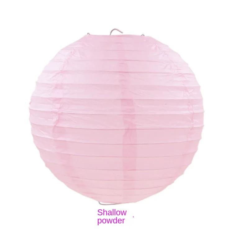 4/6/8/10/12/14/16inch Chinese Paper Ball Lampion Hanging White Wedding Decoration Paper Lanterns Lampshade Birthday Party Decor