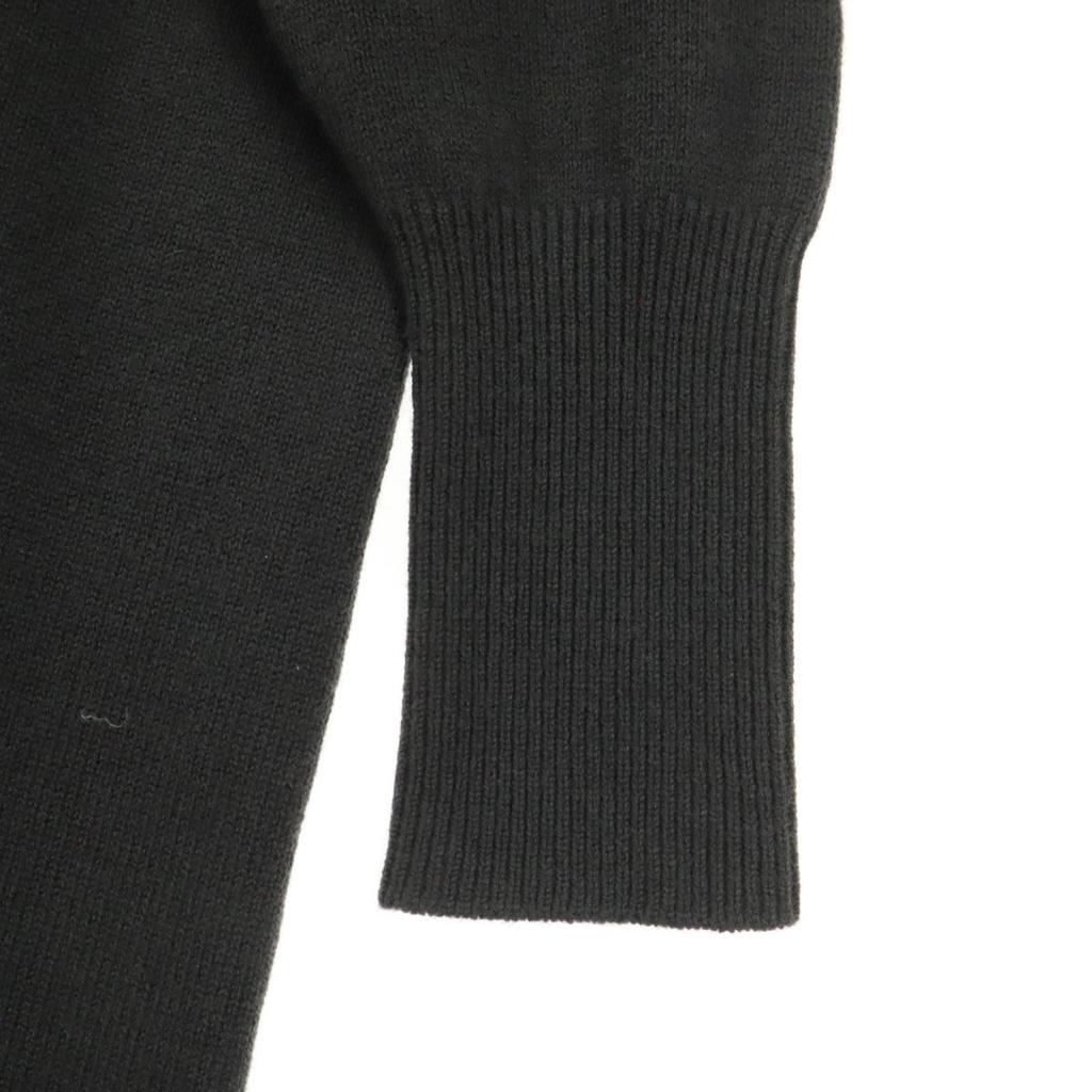 Unused Green Label Relaxing Long Sleeve Full Zip Knit Long Dress F Gray Women Used