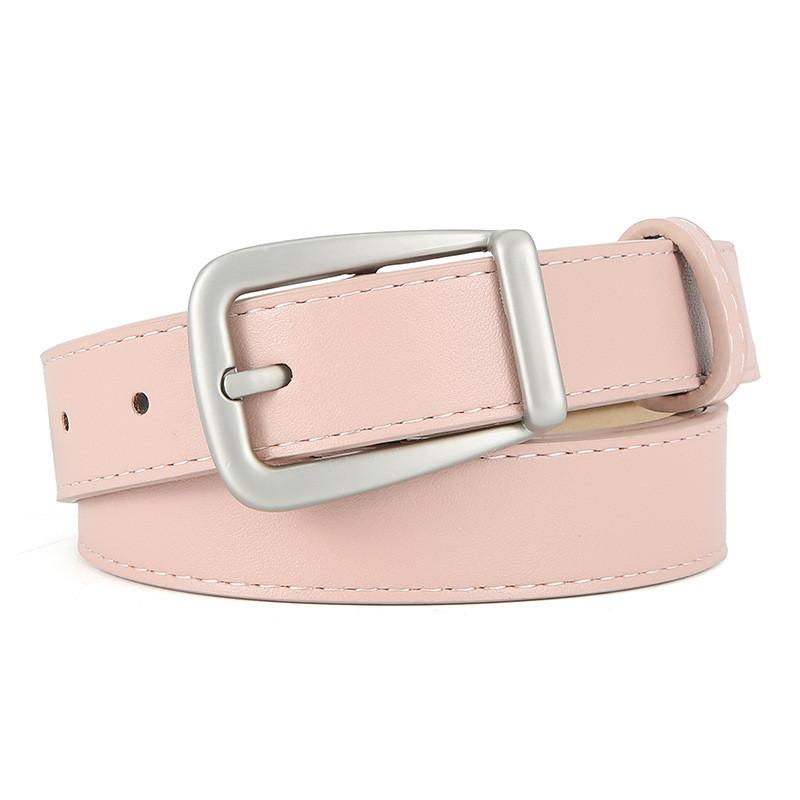 Fashionable 2024 Spring Women's Pu Leather Adjustable Pin Buckle Waist Belt Collection