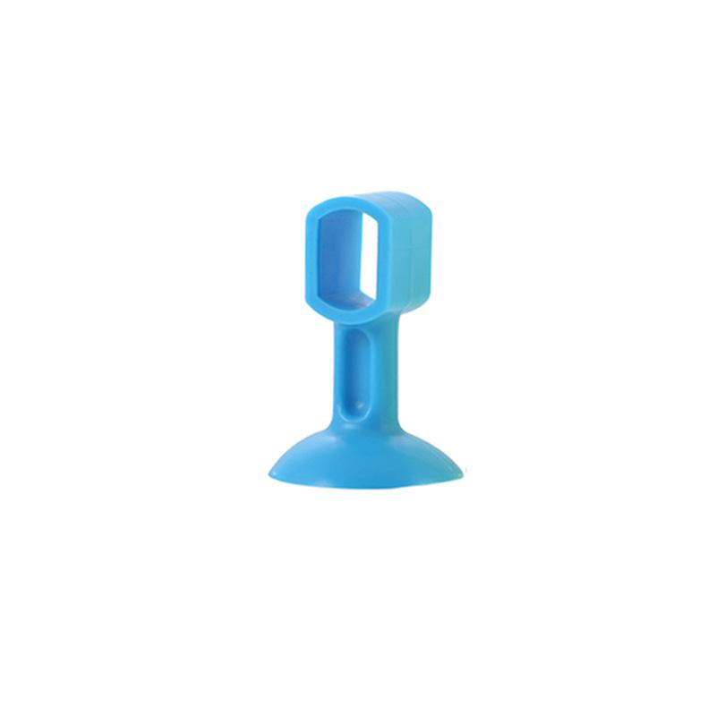 2 pezzi Nessuna collisione di pugni in silicone Porta Aspirazione Bagno Porta Tocca Gomma Fermaporta Maniglia Porta Bagno Multifunzionale Ponte Rotto Finestra Aspirazione