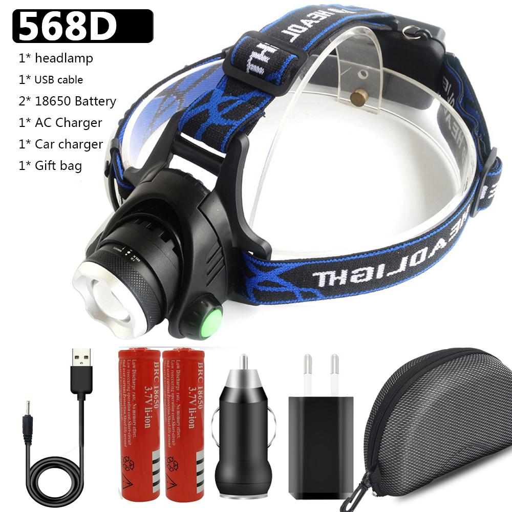 Led Headlamp XHP100 9-core Zoomable Head Flashlight Lamp Torch Usb Rechargeable Headlights Lantern Waterproof for Bike