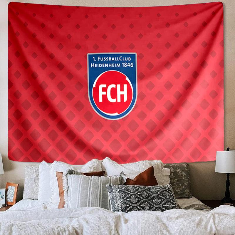 Heidenheim Crest Tapestry Playroom Tapestry, Accessories for Bedroom,Livingroom, dormitory Room Wall Decor Fan Birthday Gifts
