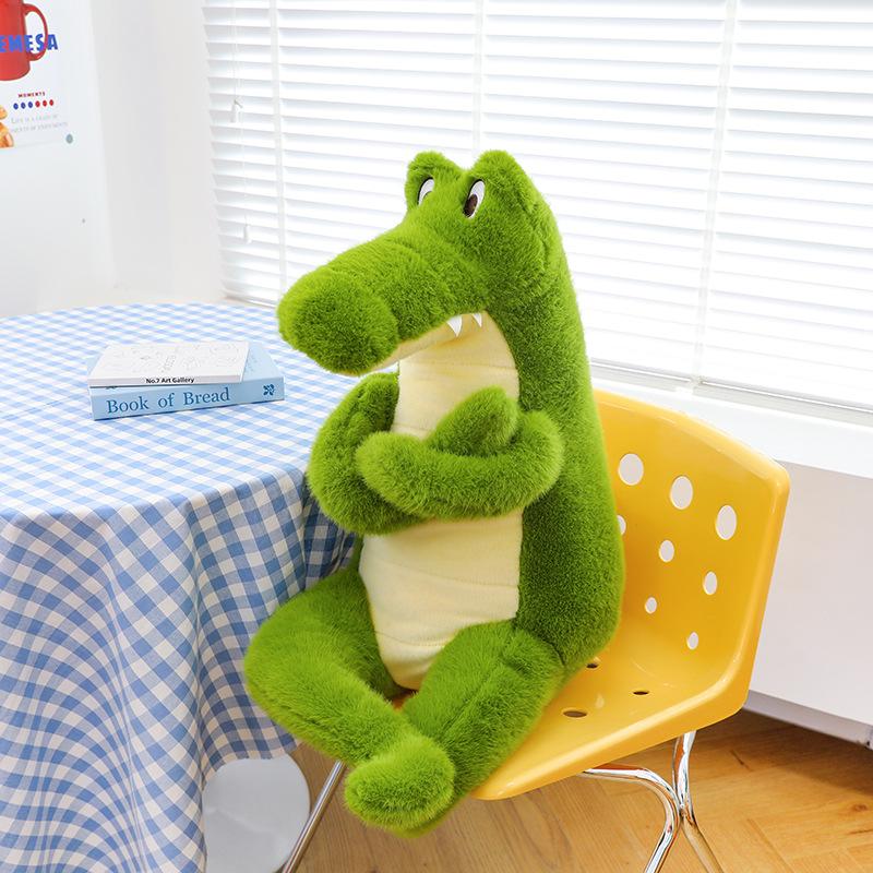 New Confident Fox Plush Toy Big Bad Wolf Doll Crocodile Doll Throw Pillow Children's Gift