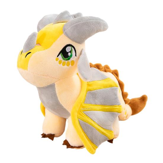 Huaqianguhh Flying Dragon Plush Toy, Soft Winged Stuffed Animal for Room Decor, Huggable Unique Gift Kids Adults