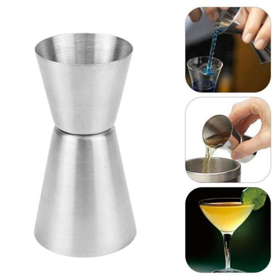 15/30ml Stainless Steel Cocktail Jigger Double Shot Measuring Cup Kitchen Tool