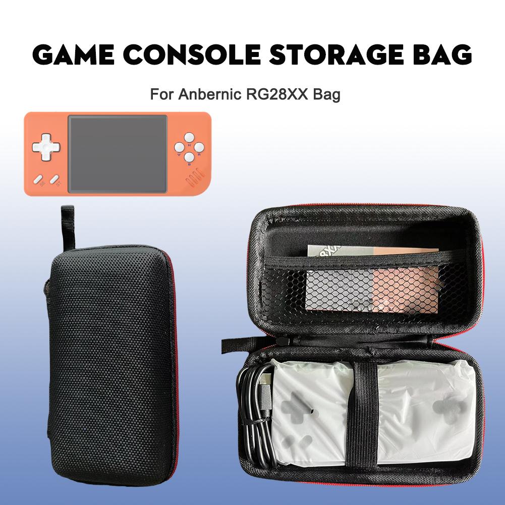 For Anbernic RG28XX Game Console Storage Bag Portable Protective Case Scratch-resistant Anti-fall Protector Game Accessories