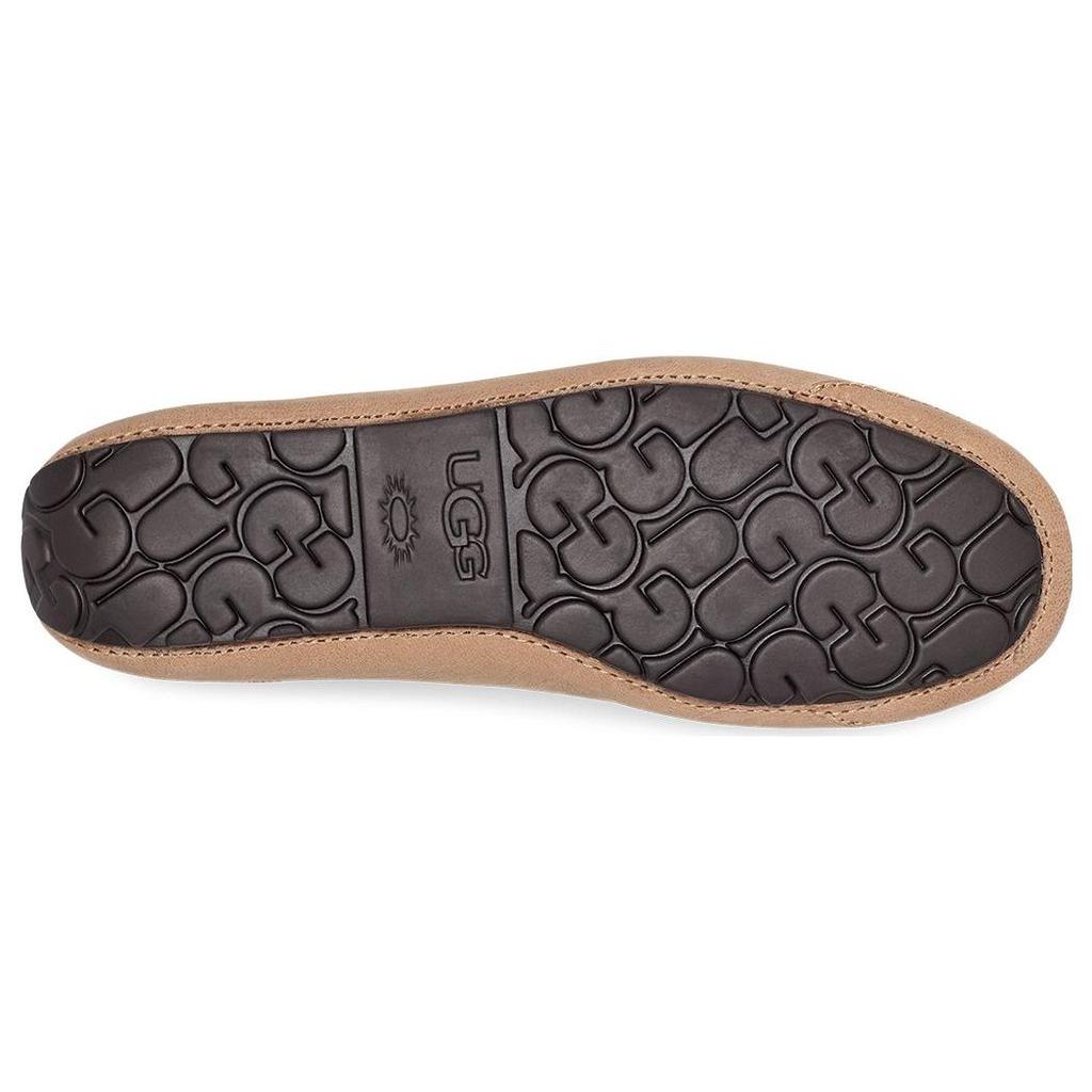 UGG Upshaw TS Skóra owcza Codzienny komfort Mokasyny Buty męskie Piaskowy 1108189-SAN