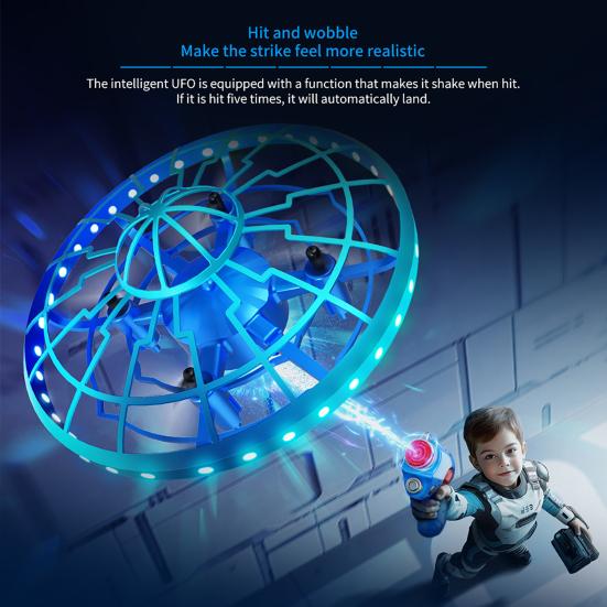 Motion Sensor Flying UFO Toy Remote Control Kids Flying Drone