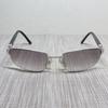 Used [Good Condition/with Case] Cartier Sunglasses Silver Side Logo
