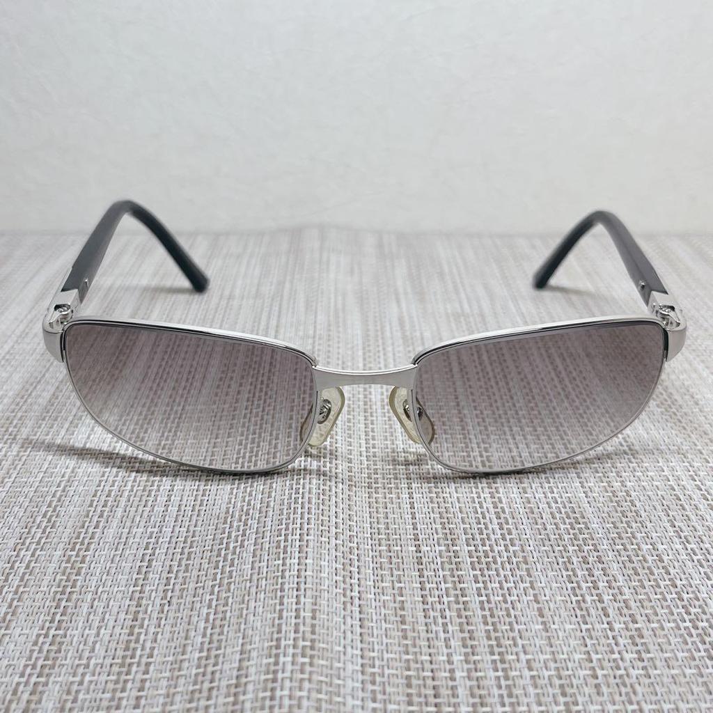 Used [Good Condition/with Case] Cartier Sunglasses Silver Side Logo