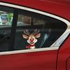 1pc PVC Reindeer Car/motorcycle Sticker, Personalized Scratch Cover, Holiday Gift.