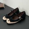 IPPEUM Women Mary Janes Shoes 2025 New Ballet Flats Round Toe Pumps