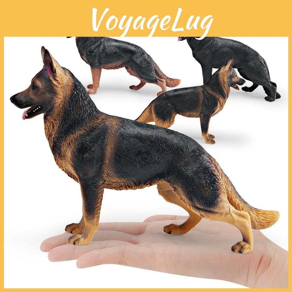 Shepherd German Dog Replication Pvc Model For Children Gift And Home Decor