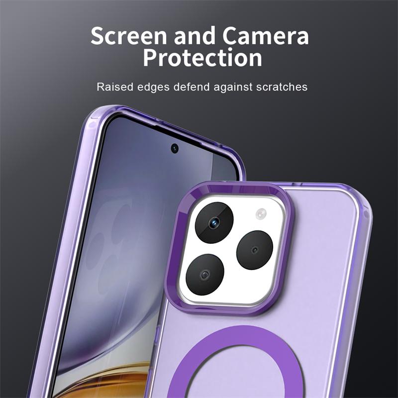 For Realme 15T Case Realme 15T 5G Cover Magnetic Matte Durable Bumper Shell Protective Back Phone Cases For Realme 15T Funda