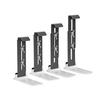 4 Pcs Window Box Brackets Heavy Duty Flower Box Brackets Adjustable Balcony Planter Holder for Deck Railing Balconies Window Box