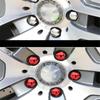 car Hub nut Covers Caps Anti-Rust for Skoda Fabia 2 3 Karoq Kodiaq Octavia 3 Superb 2 3