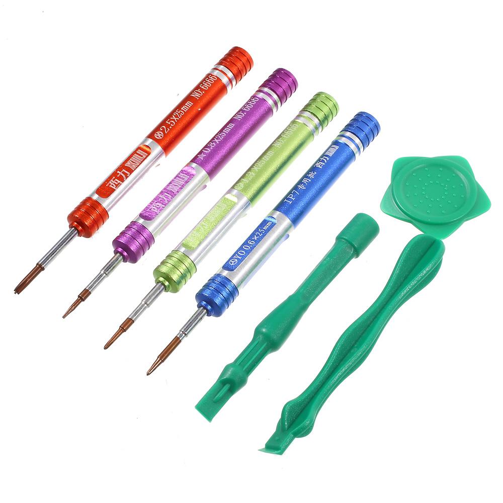 

XILI 7-in-1 Screwdriver Pry Disassemble Tool Kit for iPhone 7 Type A