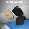 Car Sun Visor Glasses Clip Magnetic Sunglasses Organizer Box Card Holder For Peugeot 307 308 206 207 208 408 107 2008 3008 valve
