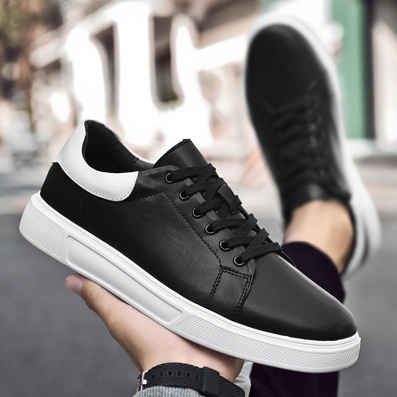 Men's Shoes Autumn Casual Shoes Men's Sports Shoes British Soft Sole Large Size White Shoes Trendy Board Shoes Men