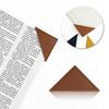 Customizable Heart-Shaped Leather Bookmarks: Variety of Styles and Colors Available