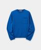Kueo Light Cashmere Blend Crew Neck Sweater (Marine Blue)