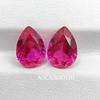 Aocai Bao Shi Lab-Grown Ruby Precision-Cut Loose Stone, AGL Certified Mainstone for Jewelry.