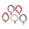 Weihnachts-Elch Weich Ton Farbe Weich Ton Armband Nische Buchstabe Elastisches Schmuckset