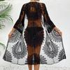 Lace, Embroidery, Cardigan, Swimsuit Outerwear, Beach Cover