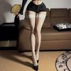 Thigh Socks, Stockings, Sexy Babes Stockings, Ultra-Thin Black Silk Knee Socks, Erotic Lace Lace Integrated Suspenders