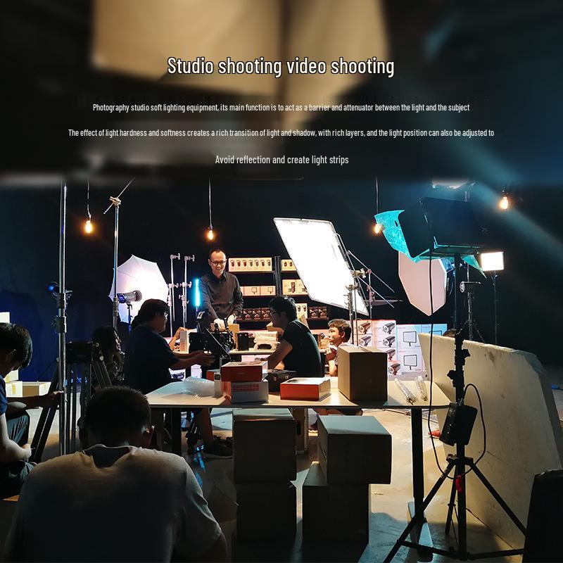 Ambitful Photography Reflector Frame: Large Diffuser Light Blocker for Advertising