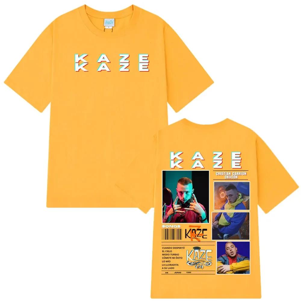 Rapper Kaze R New Fashion Album Print Tshirt Unisex Wounisex Casual And Loose Tshirt Shortsleeved 100 Cotton Hiphop Punk Tshirts