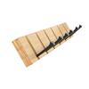 MDKDKDL Wall Wall Made of Natural Folding Hooks for and Perfect for and Capacity 6 Hooks, Hanger, Bamboo, Coats, Hats, Clothes, Entryways, Bathrooms,
