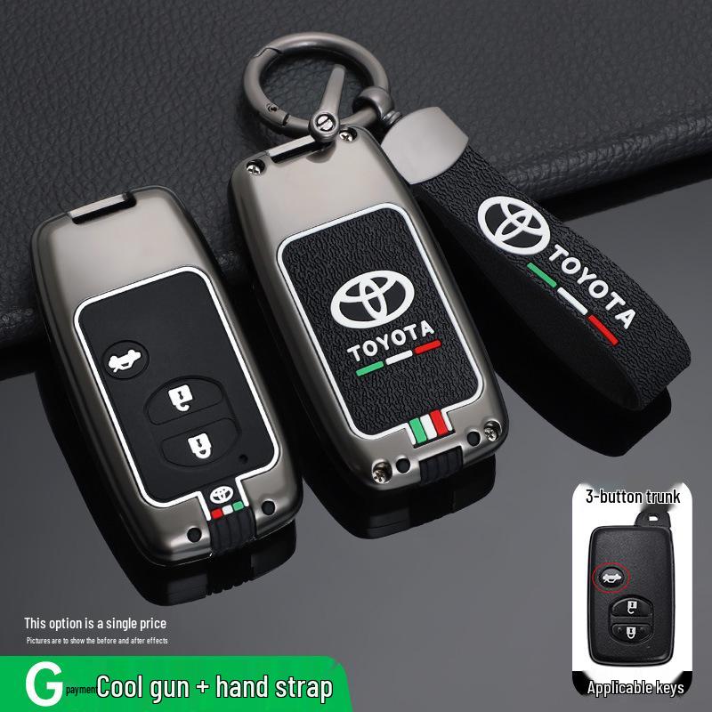 Toyota Key Case for Land Cruiser, Old Model Camry, Prado, Highlander